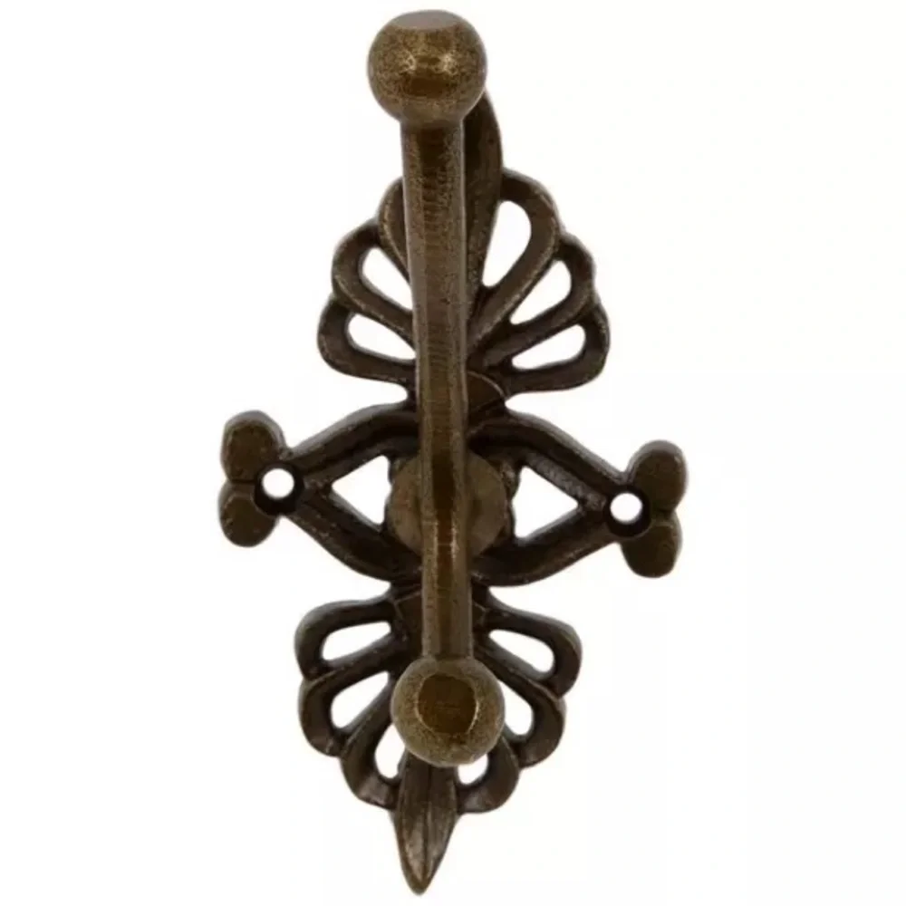 (2) Antique Gold Baroque Wall Hook